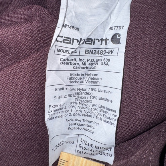 Carhartt Women's BlackBerry Skinny Pants - Picture 9 of 9